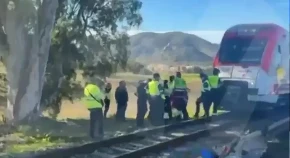 Treća željeznička nesreća u Španiji za šest dana: Sudarili se voz i kran (VIDEO)