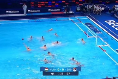 Veliko slavlje srpskih navijača nakon osvojene zlatne medalje na Evropskom prvenstvu