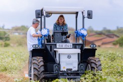 POSLJEDNJI KRIK TEHNOLOGIJE Volkswagen proizveo električni traktor