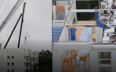 Munjevita gradnja: Za samo 29 sati "nikla" zgrada od 10 spratova (VIDEO)