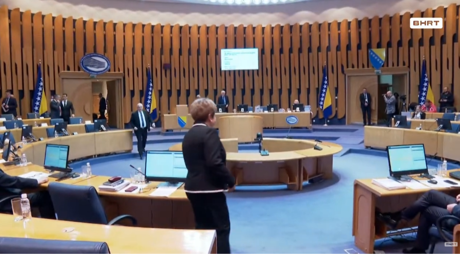 Sjednica Doma naroda prekinuta zbog nedostatka kvoruma