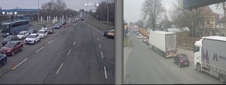 Nakon prekida blokada prevoznika velike gužve na GP Gradiška