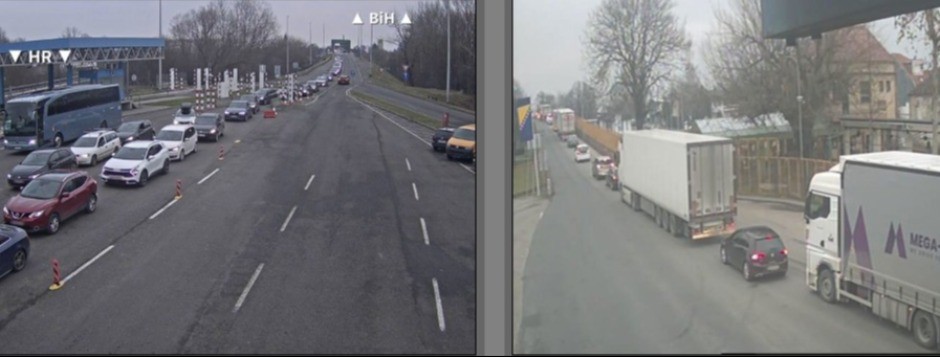 Nakon prekida blokada prevoznika velike gužve na GP Gradiška