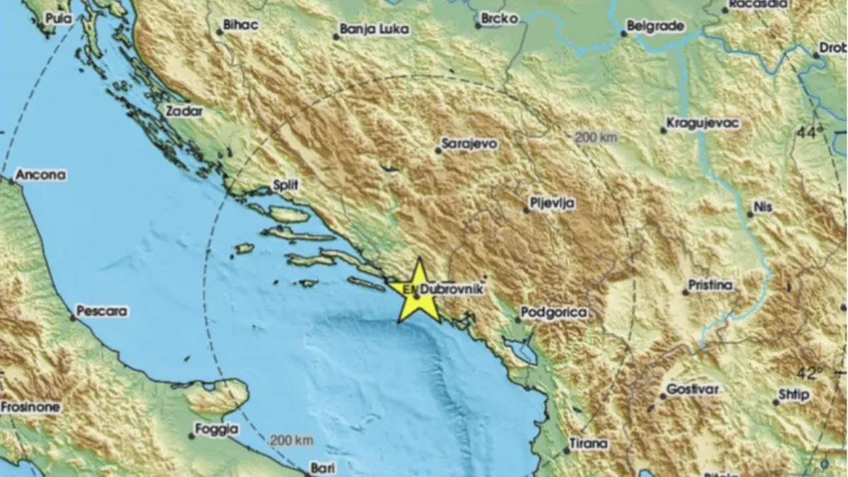 Zatreslo se tlo u komšiluku: Potres pogodio područje Dubrovnika, osjetio se i u BiH