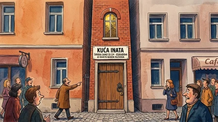 Kuća široka samo 55 centimetara krije nevjerovatnu priču: Žena je navodno sagradila da bi se osvetila bivšem mužu