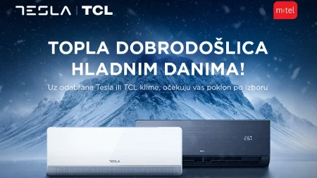 Topla dobrodošlica hladnim danima uz Tesla i TCL klime iz m:tel ponude
