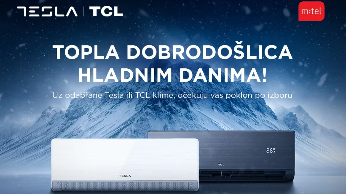 Topla dobrodošlica hladnim danima uz Tesla i TCL klime iz m:tel ponude