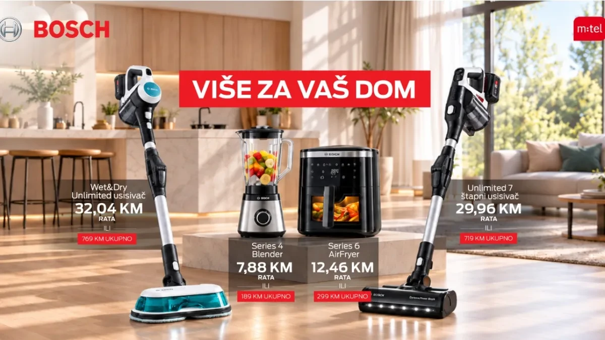 Više za vaš dom - Bosch uređaji u m:tel ponudi