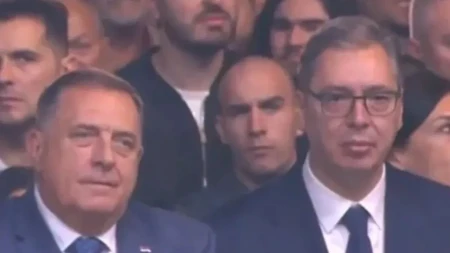 Veliki predizborni skup "Ujedinjena Srbija" u Nišu: Dodik podržao Vučićev tim