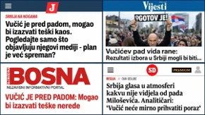 Regionalni mediji prizivaju nemire u Srbiji: Skandalozno izvještavanje o rezultatima izbora  