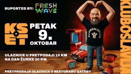 Šlageri, disco, folk, pop, etno i rock u novom ruhu: Kluboslavija stiže u Banjaluku