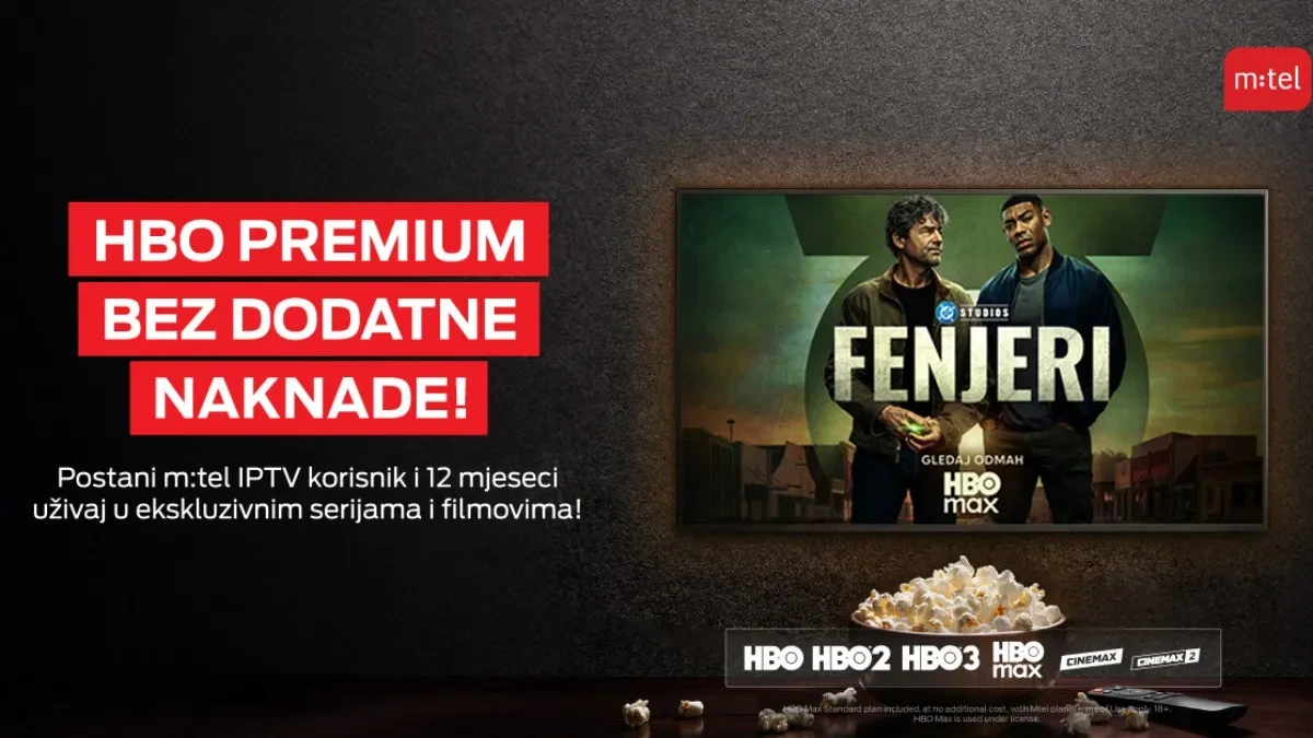 Uđite u m:tel TV svijet, HBO Premium vas čeka bez naknade