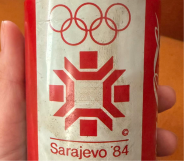 Evo kako je izgledala limenka Koka-kole u Sarajevu na Olimpijadi