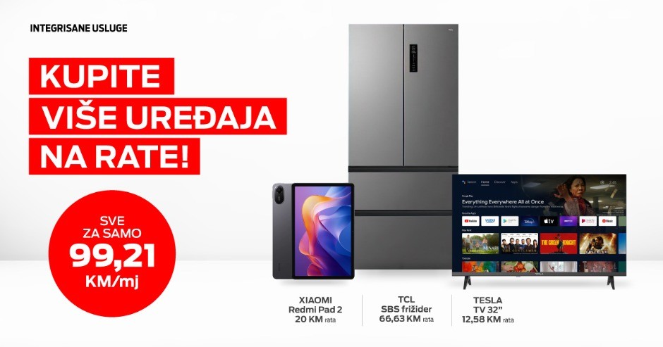 Kupite više uređaja sa objedinjenim ratama uz m:tel pakete 