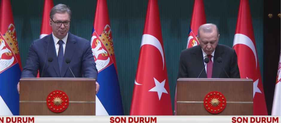 Evo šta je bila tema sastanka Vučića i Ergodana