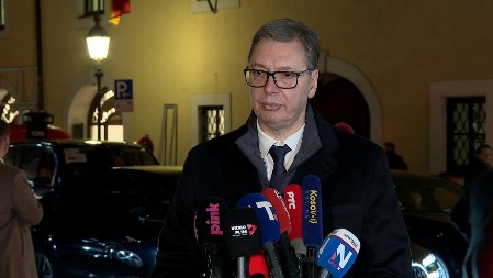 Vučić u Minhenu spomenuo vojni savez Hrvatske, Albanije i tzv. Kosova