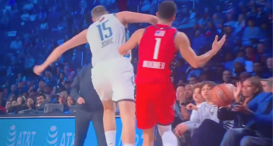 Spektakl na NBA Ol-staru: Jokić nasmijao i bivšeg predsjednika SAD-a (VIDEO)