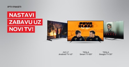 Nastavite zabavu uz novi televizor iz m:tel ponude: Pravi izbor za ljubitelje dobrog sadržaja na velikom ekranu