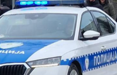 Sudar motocikla i automobila kod parka Mladen Stojanović