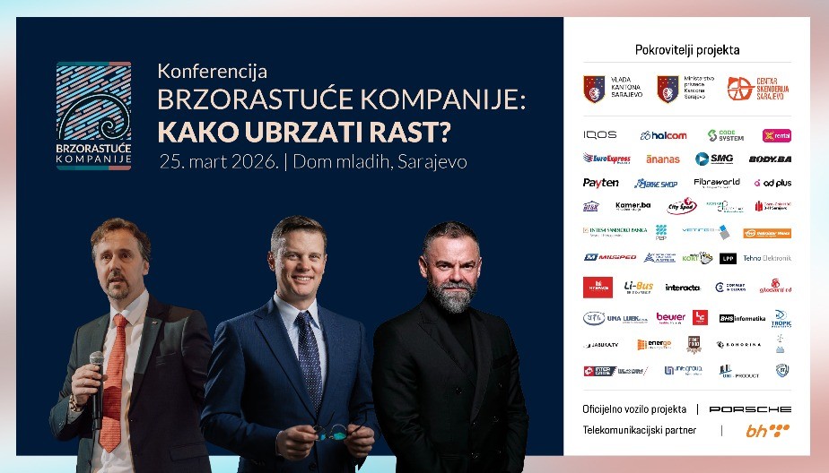 Brzorastuće kompanije Adria 1000: Konferencija 25. marta otkriva kako ubrzati rast