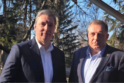 Sastanak Dodika i Vučića u Beogradu (FOTO)