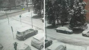 Snijeg i u Hrvatskoj: Zavejani putevi, cijela jedna županija bez struje (VIDEO)