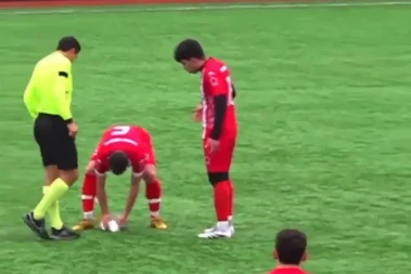 Drama na terenu: Lopta oborila galeba, kapiten mu spasio život (VIDEO)