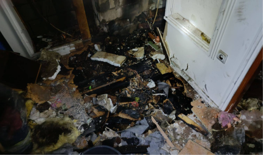 Banjaluka: Izgorjelo potkrovlje kuće