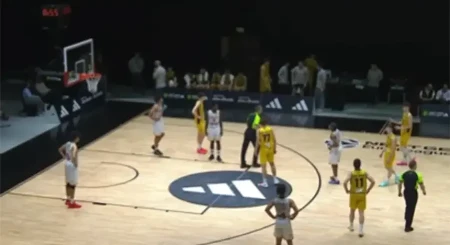 Zbog bombardovanja prekinuta utakmica Evrolige (VIDEO)