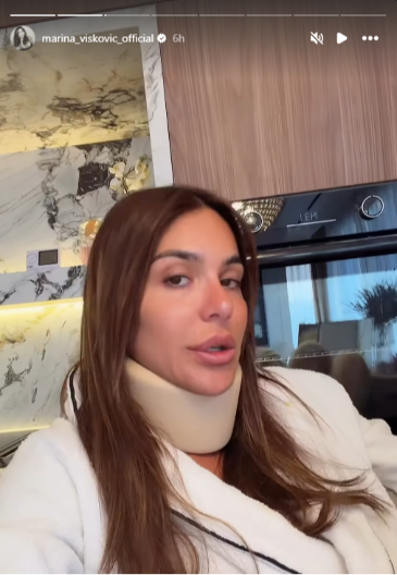 Marina Visković zabrinula fanove: Oglasila se zbog povrede vrata