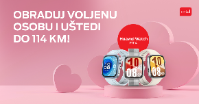 Za ljubav u svakoj sekundi: Huawei pametni satovi u m:tel ponudi