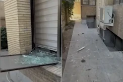 Oštećena ambasada Srbije u Teheranu tokom vazdušnih napada (VIDEO)