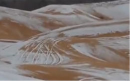 Nesvakidašnji prizori: U Sahari pao snijeg (VIDEO)
