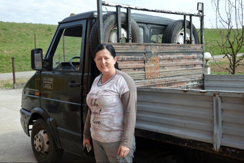 Gradiščanka Dijana Đekanović majstor za volanom kamiona