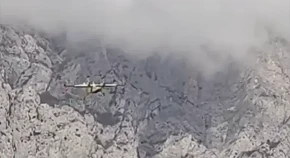 Gori u Makarskoj, ekipe na terenu