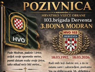 Hrvatska stranka prava poručila Srbima u Srpskoj da Hrvatima ne mogu zabraniti dolazak u Modran
