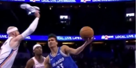 Bizaran potez u NBA ligi: Karuzo dobio tehničku grešku jer je pokušao da blokira šut patikom (VIDEO)