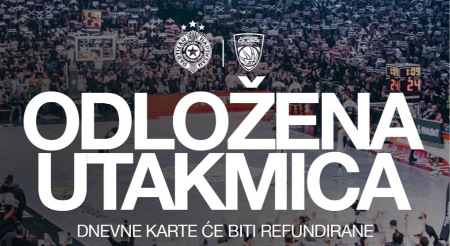 Otkazana evroligaška utakmica Partizana protiv Dubaija