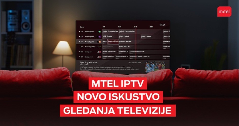 Novo lice m:tel IPTV-ja stiže na vaše ekrane: Od 25. marta počinje postepeno uvođenje modernijeg i intuitivnijeg TV iskustva