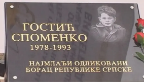 Pomen najmlađem odlikovanom borcu Spomenku Gostiću