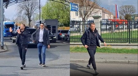 Stanivuković pješke ušao u Srpsku (VIDEO)