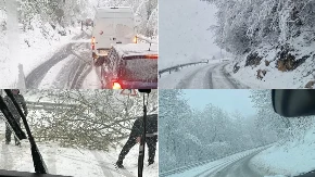 Zimska služba iznenađena uprkos najavama: Snijeg paralisao saobraćaj u BiH (FOTO/VIDEO)