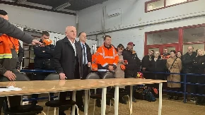 Đokić sa radnicima "Nove Ljubije" 