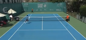 Eksplozija rakete prekinula teniski meč u Emiratima: Pogledajte bijeg igrača (VIDEO)