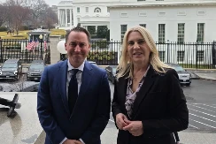 Cvijanović u Bijeloj kući sa Džerodom Ejgenom