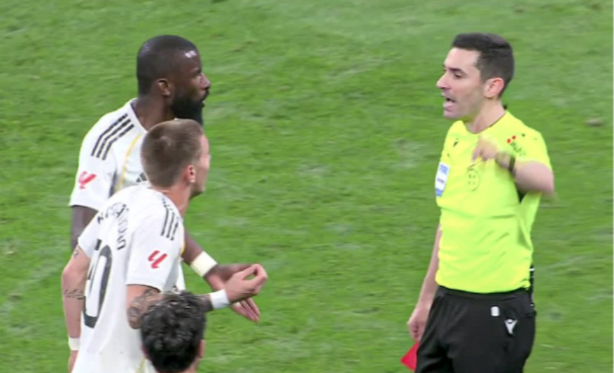 Sudija otkrio zašto je dao crveni karton igraču Real Madrida protiv Getafea