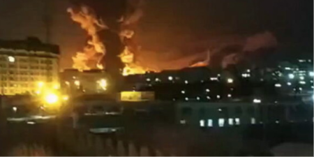 Pogođeno skladište nafte u Teheranu (VIDEO)