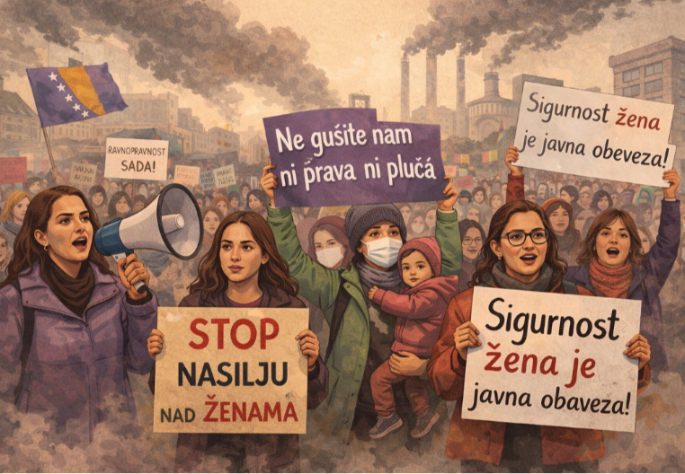 Osmomartovski protesti u više gradova BiH: Marševi protiv nasilja nad ženama i za veća prava