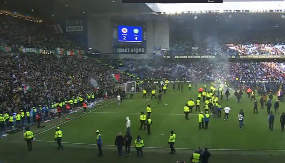 Policija sprječavale nerede na derbiju Rendžersa i Seltika (VIDEO)