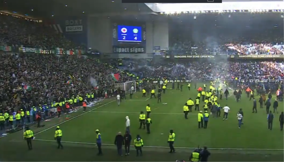 Policija sprječavale nerede na derbiju Rendžersa i Seltika (VIDEO)